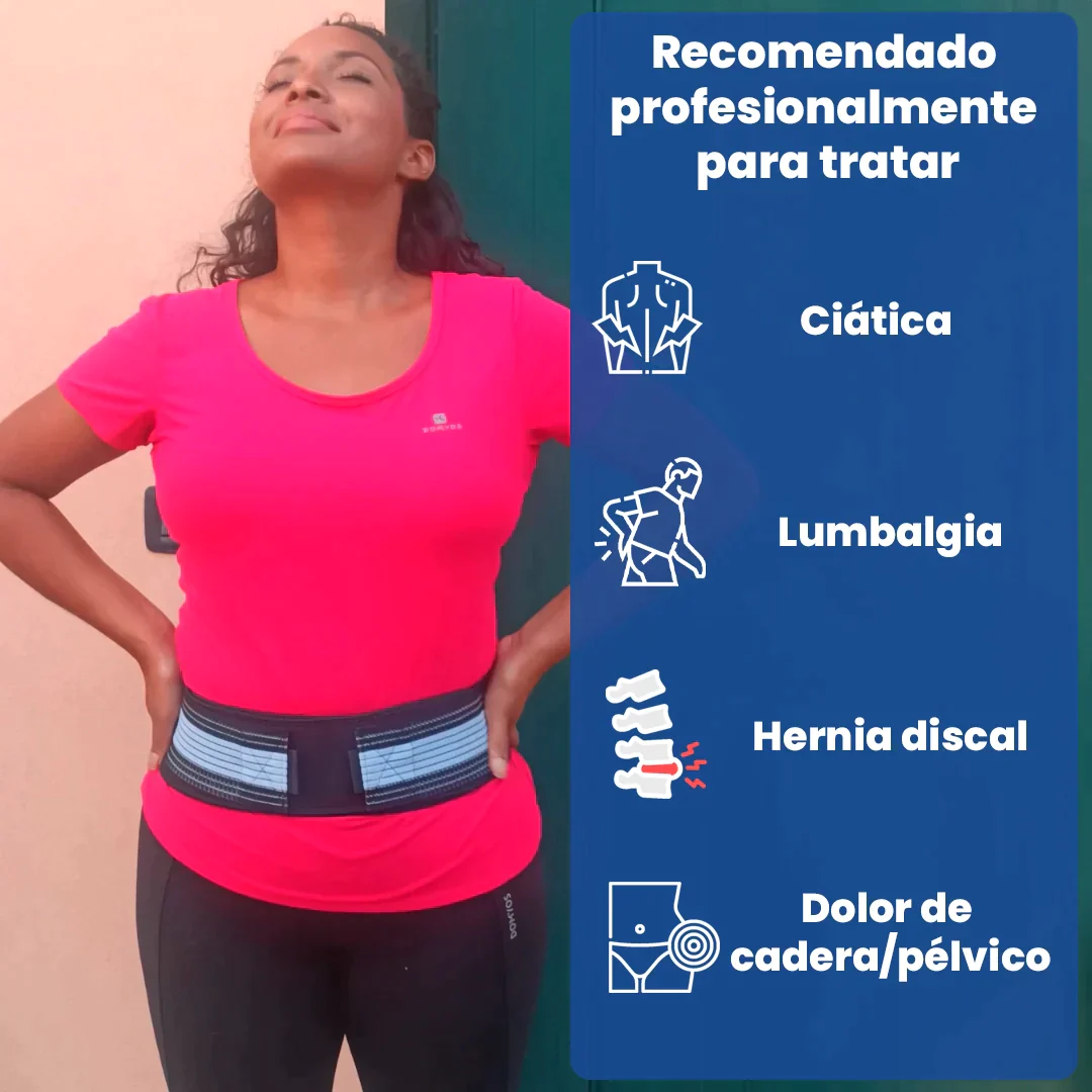 Cinturón Compresivo Para La Ciática, Lumbalgia o Hernia Discal.