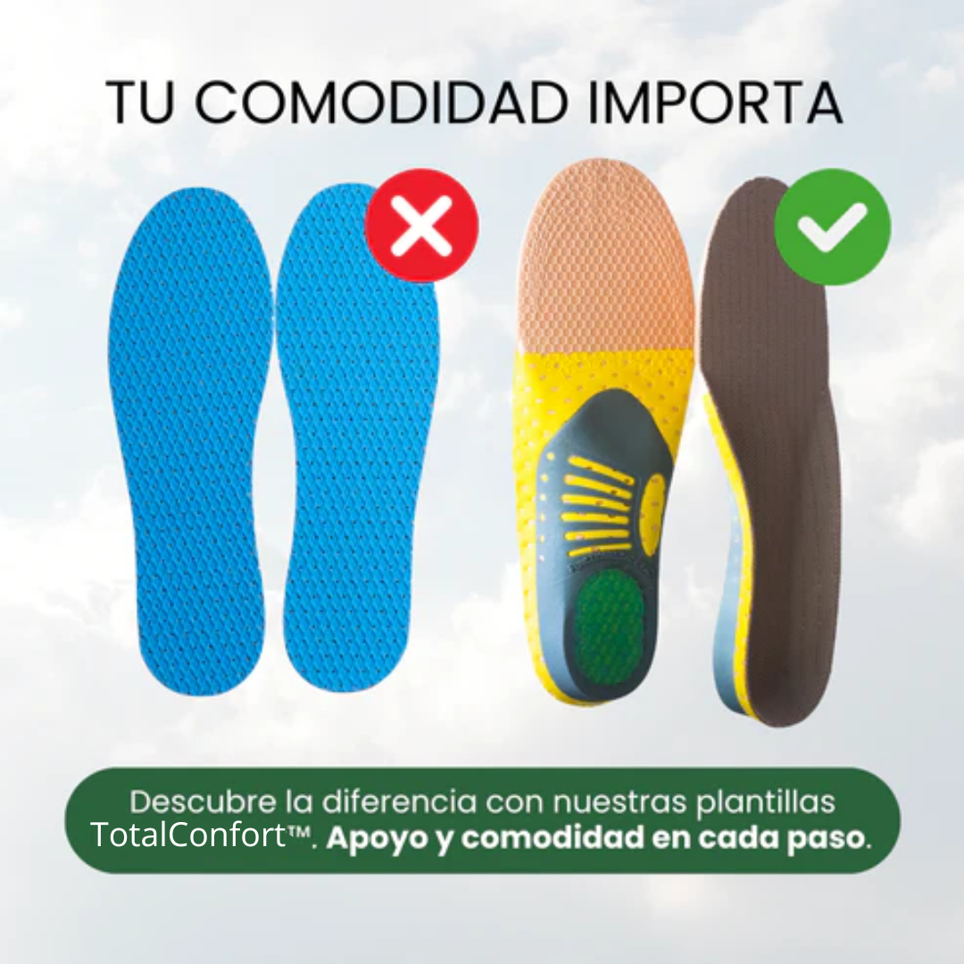 Plantillas Ortopédicas Transpirables TotalConfort