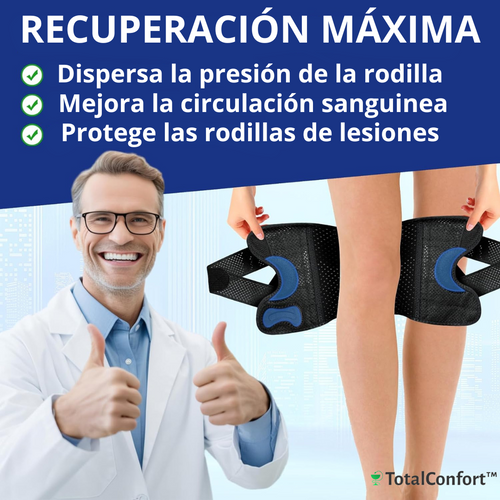 Rodillera Elástica para la máxima sujeción.