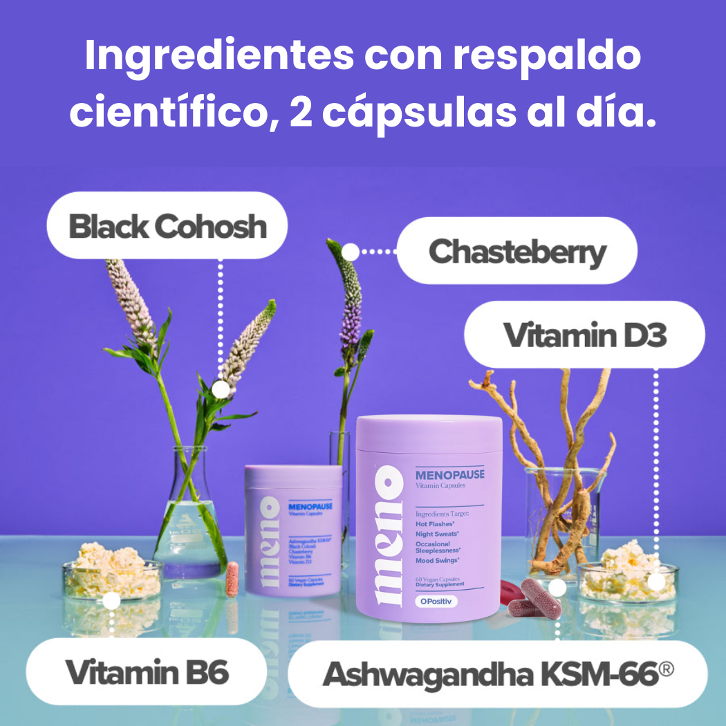 Menopausia Vitaminas en Cápsulas