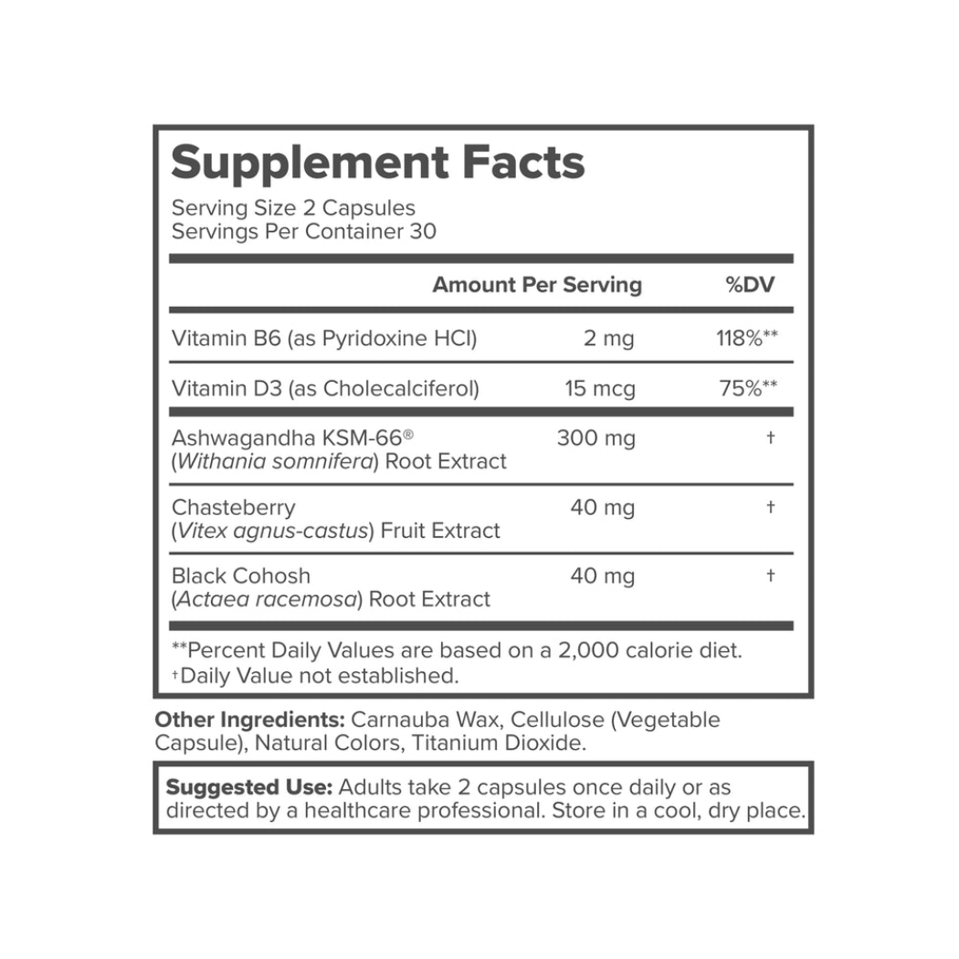Menopausia Vitaminas en Cápsulas