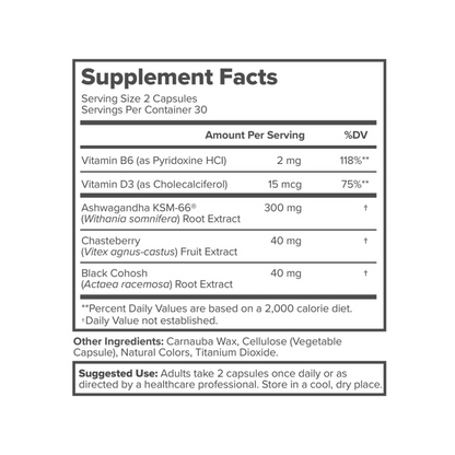 Menopausia Vitaminas en Cápsulas