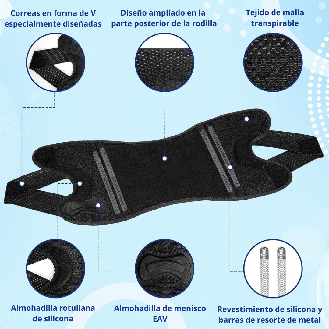 Rodillera Elástica para la máxima sujeción.