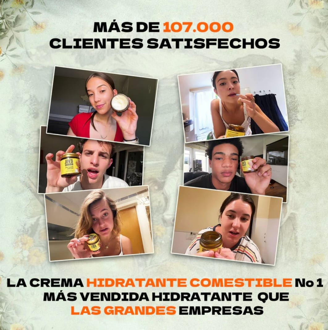 EVIL GOODS! Crema facial orgánica, cuidado de la piel.